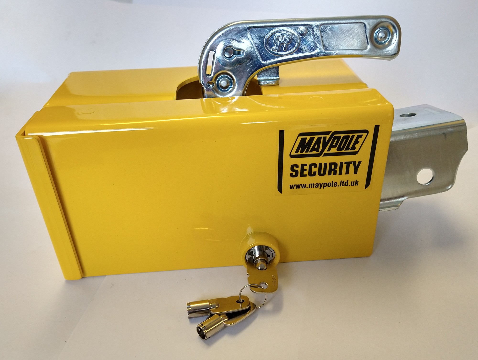 Maypole Stronghold MP5491 Blocco Gamba Per Roulotte – Sicurezza Antifurto, Acciaio Resistente, Approvato Assicurazione, Con 3 Chiavi